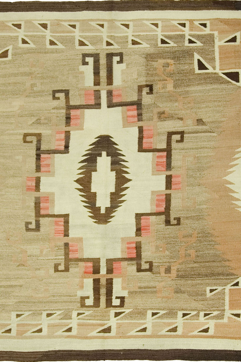 CU-796 - Vintage Native American Navajo Rug
