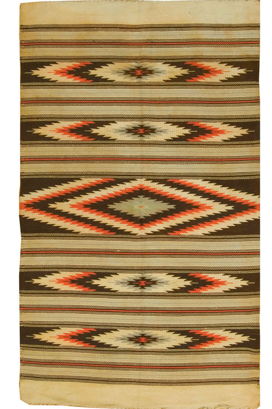 CU-797 - Vintage Native American Navajo Rug