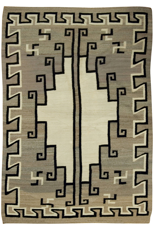 CU-927 - Vintage Native American Navajo Rug
