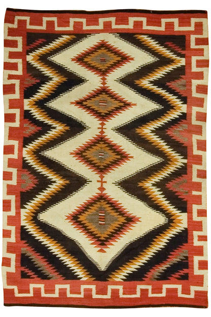 CU-956 - Vintage Native American Navajo Rug