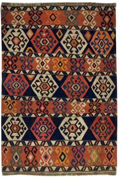 CU-960 - Vintage Turkish Kilim Rug