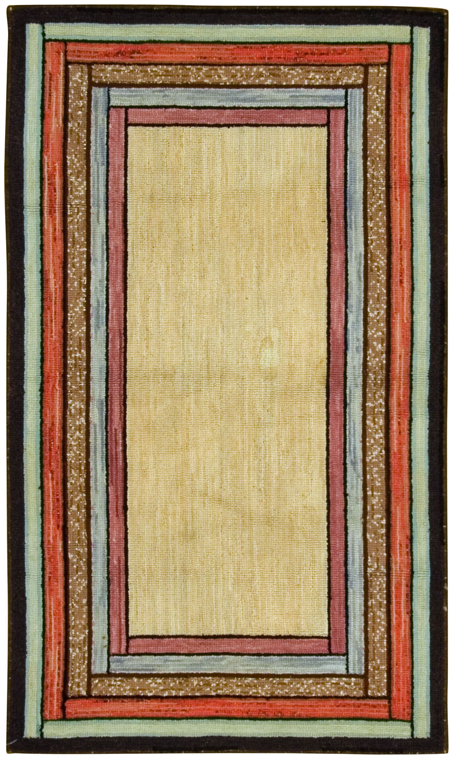 CU-976 - Antique  American Hooked Rug