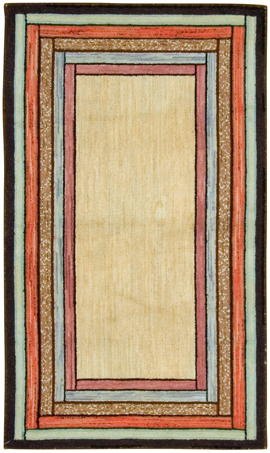 CU-976 - Antique  American Hooked Rug