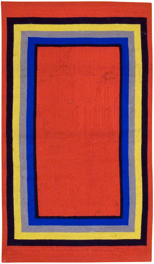 CU-977 - Antique  American Hooked Rug