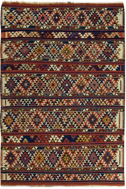 CU-997 - Antique Caucasian Shirvan Rug