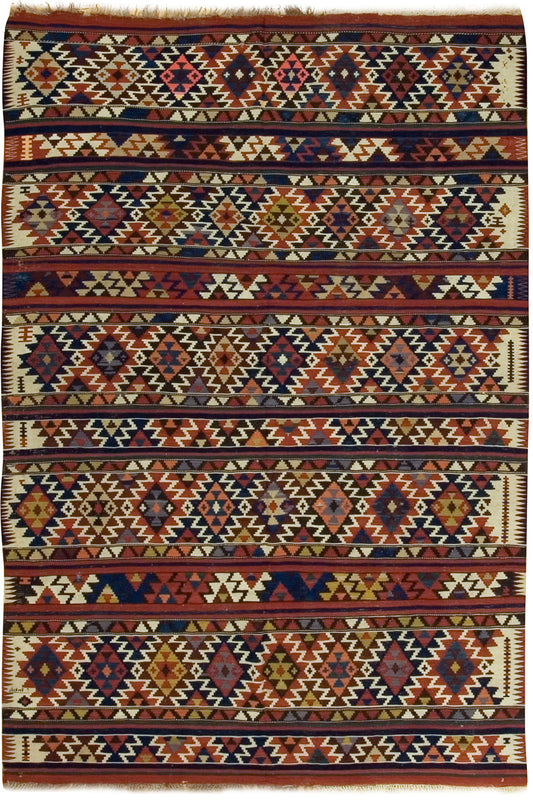 CU-997 - Antique Caucasian Shirvan Rug