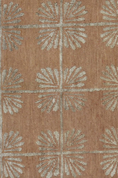 S-3720 - BK Coral Lace Sample Rug