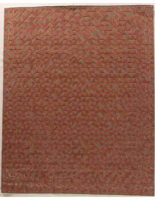 N-7453 - Costa Taupe Clay Hand Loomed Rug