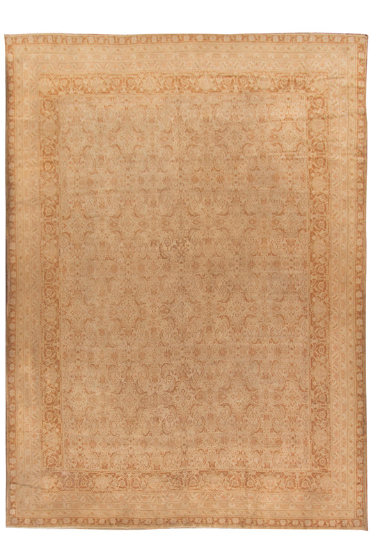 D332 - Large Antique Indian Agra Rug