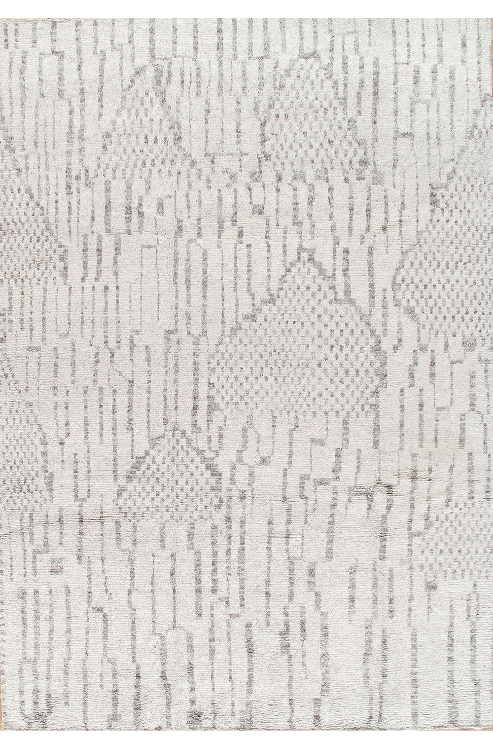 KC1026 - Organic Desert Modern Undyed Wool Ivory Brown-Gray