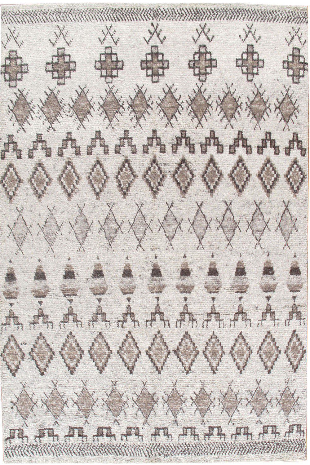KC1033 - Moroccan Style Rug Ivory Neutrals