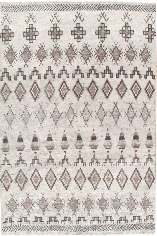 KC1033 - Moroccan Style Rug Ivory Neutrals