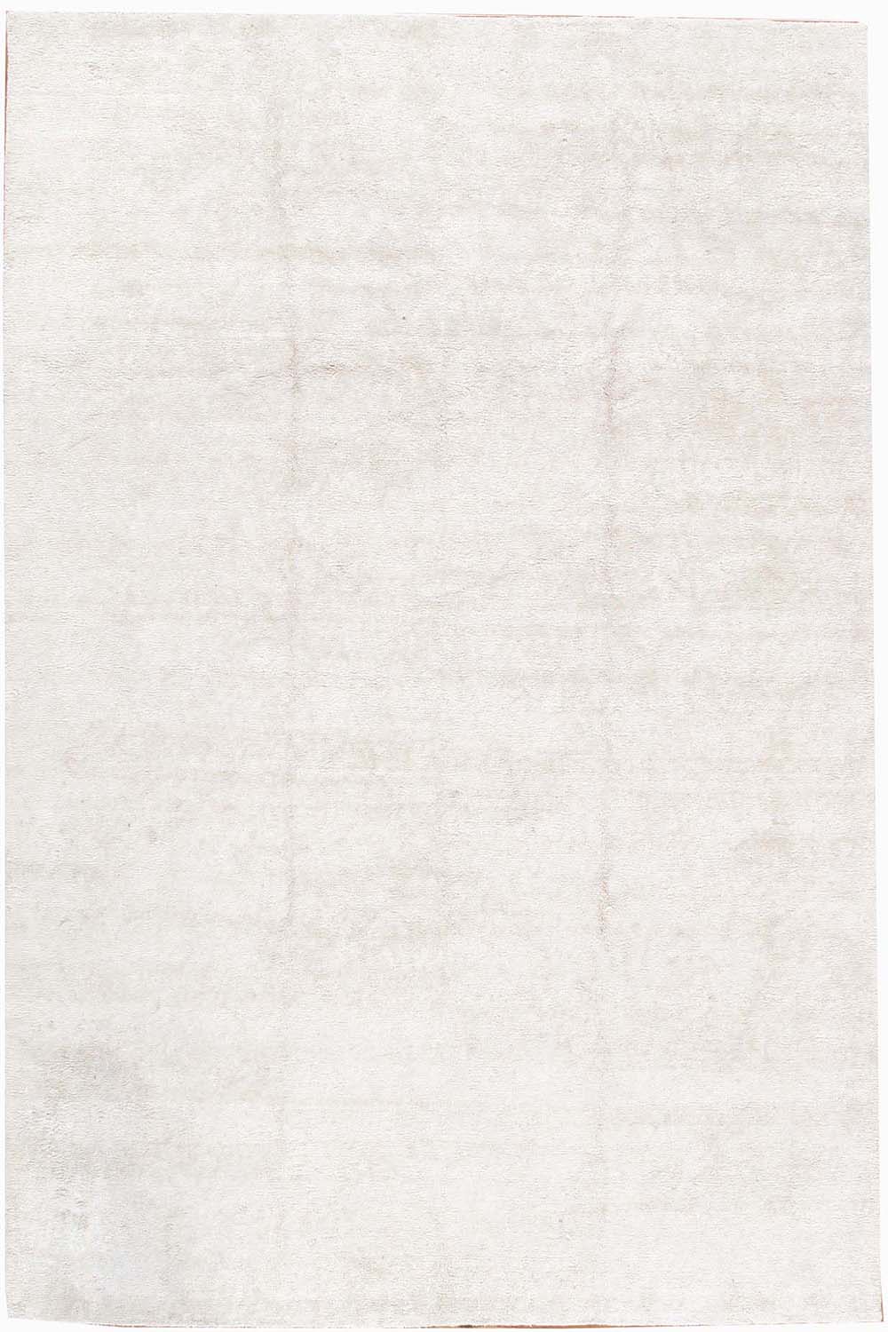 KC1034 - Contemporary Linen Solid Ivory Modern Area Rugs