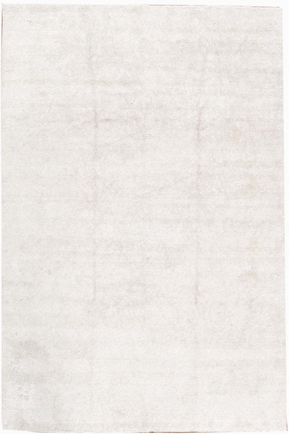 KC1034 - Contemporary Linen Solid Ivory Modern Area Rugs