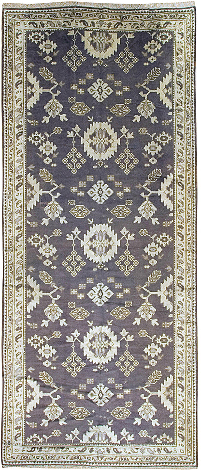 M1801 - Antique Blue Irish Donegal Arts & Crafts Rug