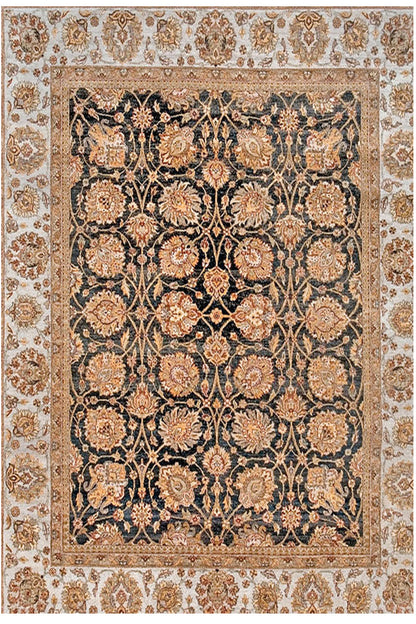 MAGN-QY8 - Classic Persian Brown Style Reproduction Rug