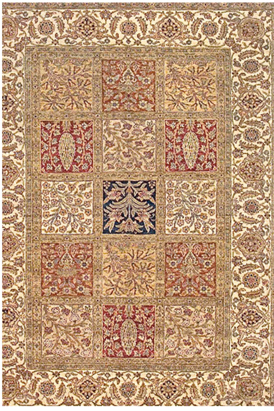 MOKI-FG19 - Large Classic Persian Brown Reproduction Rug