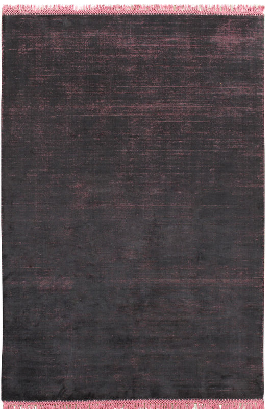 WAHO_IMAGE::n-3379 simplicity chic collection charcoal shocking pink area rugs 6'1 x 10'.jpg