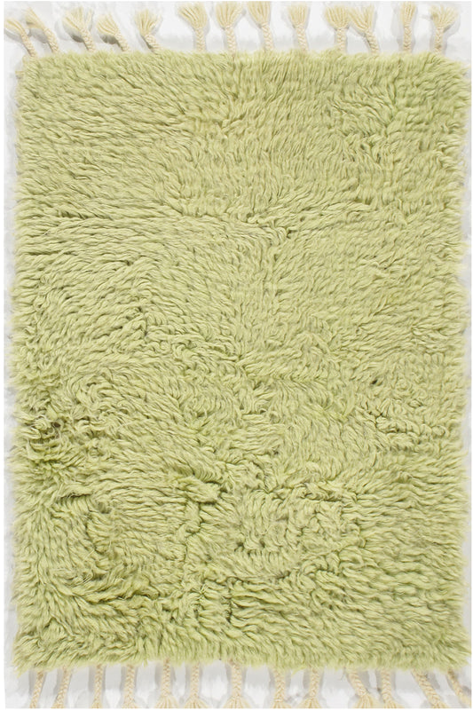 WAHO_IMAGE::n-3682 moroccan fluffy collection lime green 2' x 3'.jpg