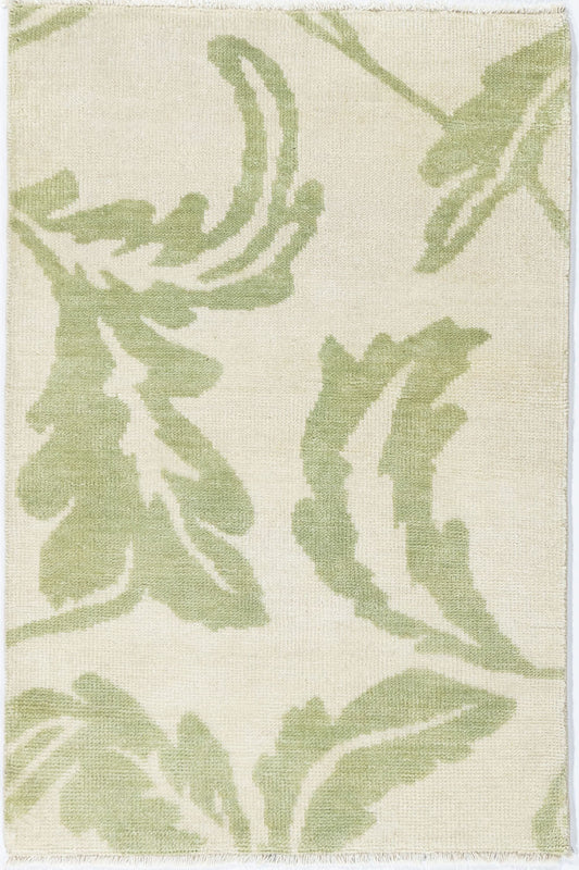 WAHO_IMAGE::n-7148 leaf design ivory-light green rug 3' x 4'.jpg
