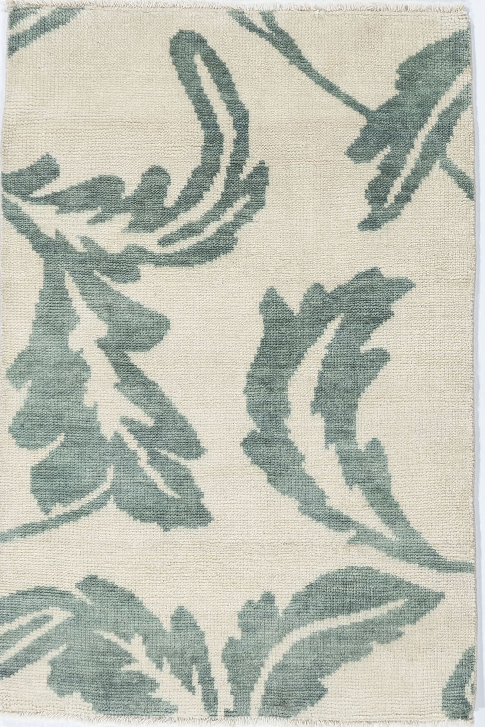 WAHO_IMAGE::n-7150 leaf design  ivory-teal rug 3' x 4'.jpg