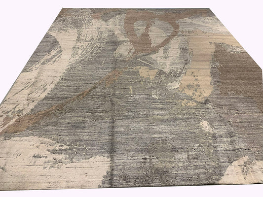 N-7282 - Abstract Bamboo Marble Gray Taupe