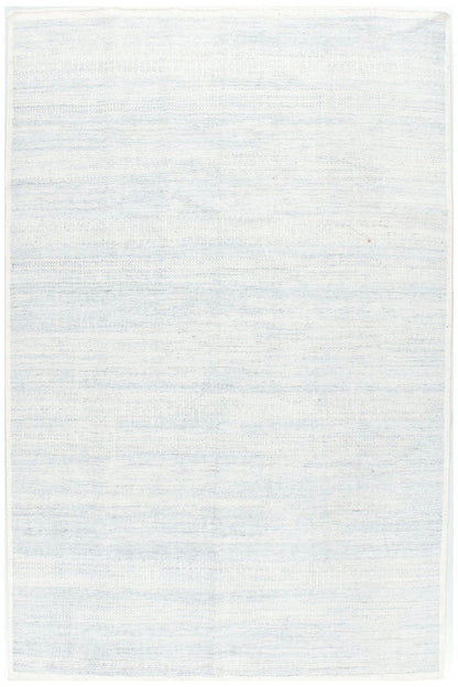 OC-0100 - Zoe Rose Grass Modern Wool Light Blue Ivory Rug