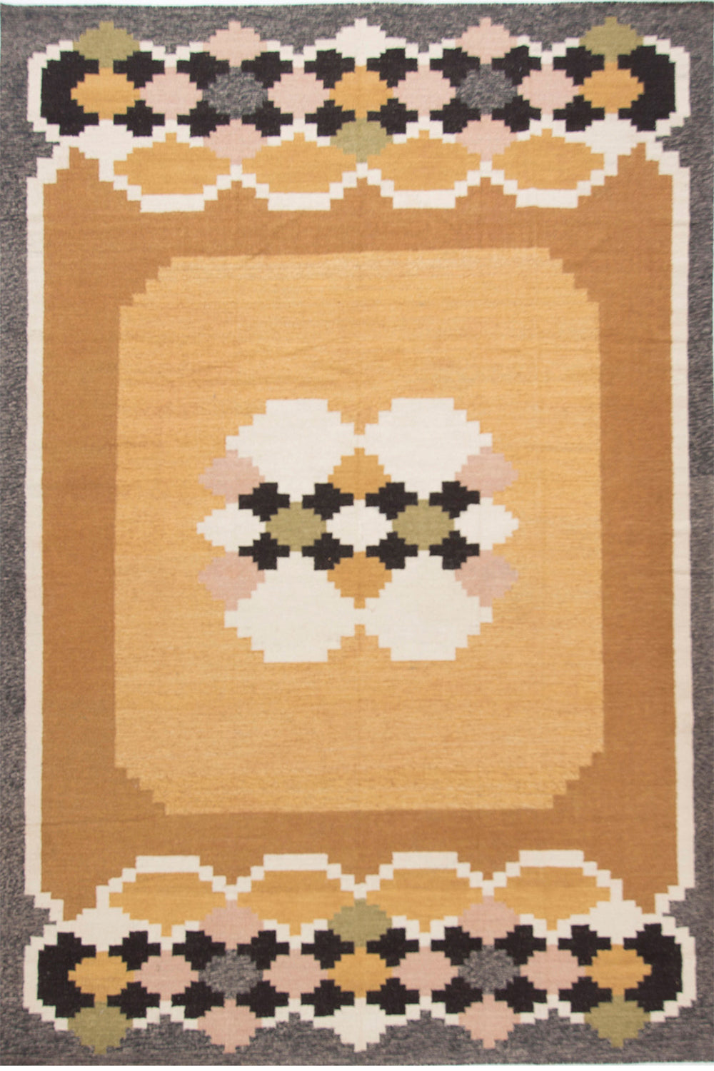 SM1066-W-ZA1001 - Modern Kilim Rug