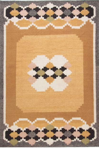 SM1066-W-ZA1001 - Modern Kilim Rug