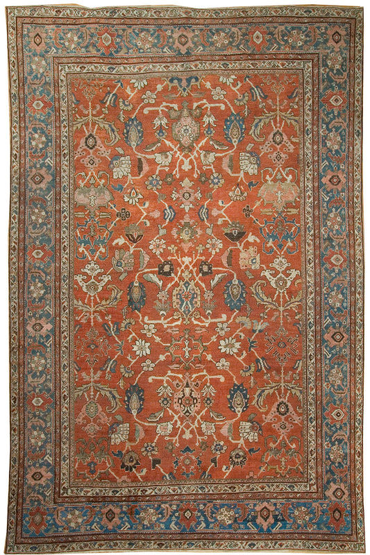 U-1486 - Antique Persian Sultanabad Rug