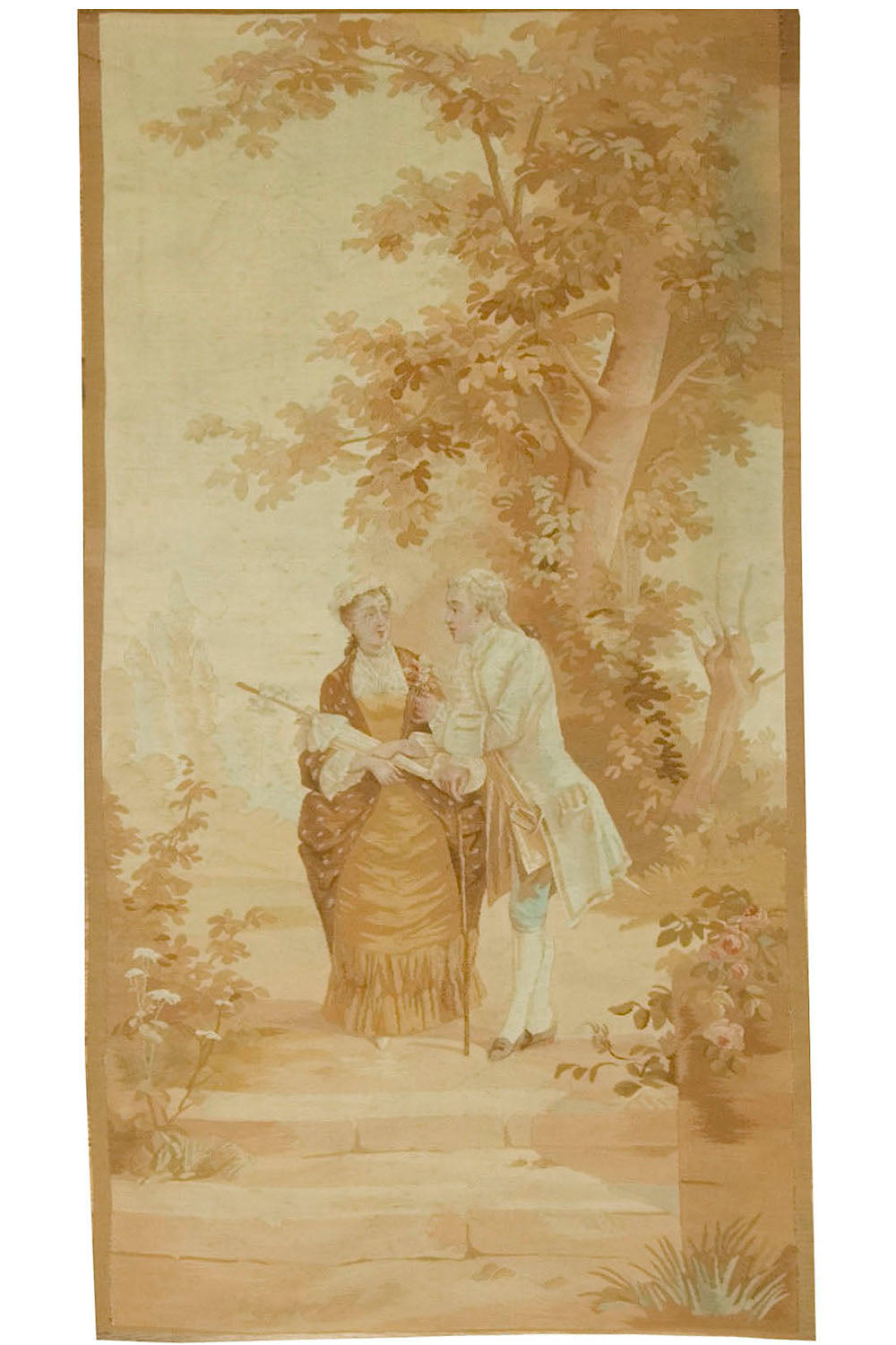 WAHO_IMAGE::u-1591 french aubusson 19th century  tapestry 2'8 x 4'1.jpg