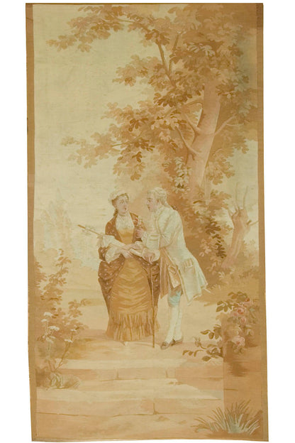 WAHO_IMAGE::u-1591 french aubusson 19th century  tapestry 2'8 x 4'1.jpg
