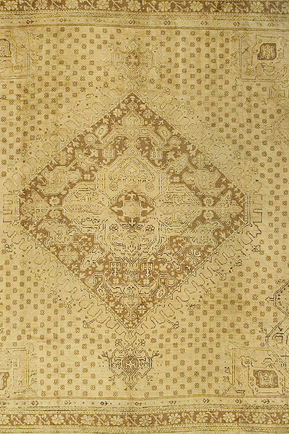 U-1720 - Vintage Subdued Turkish Oushak Rug