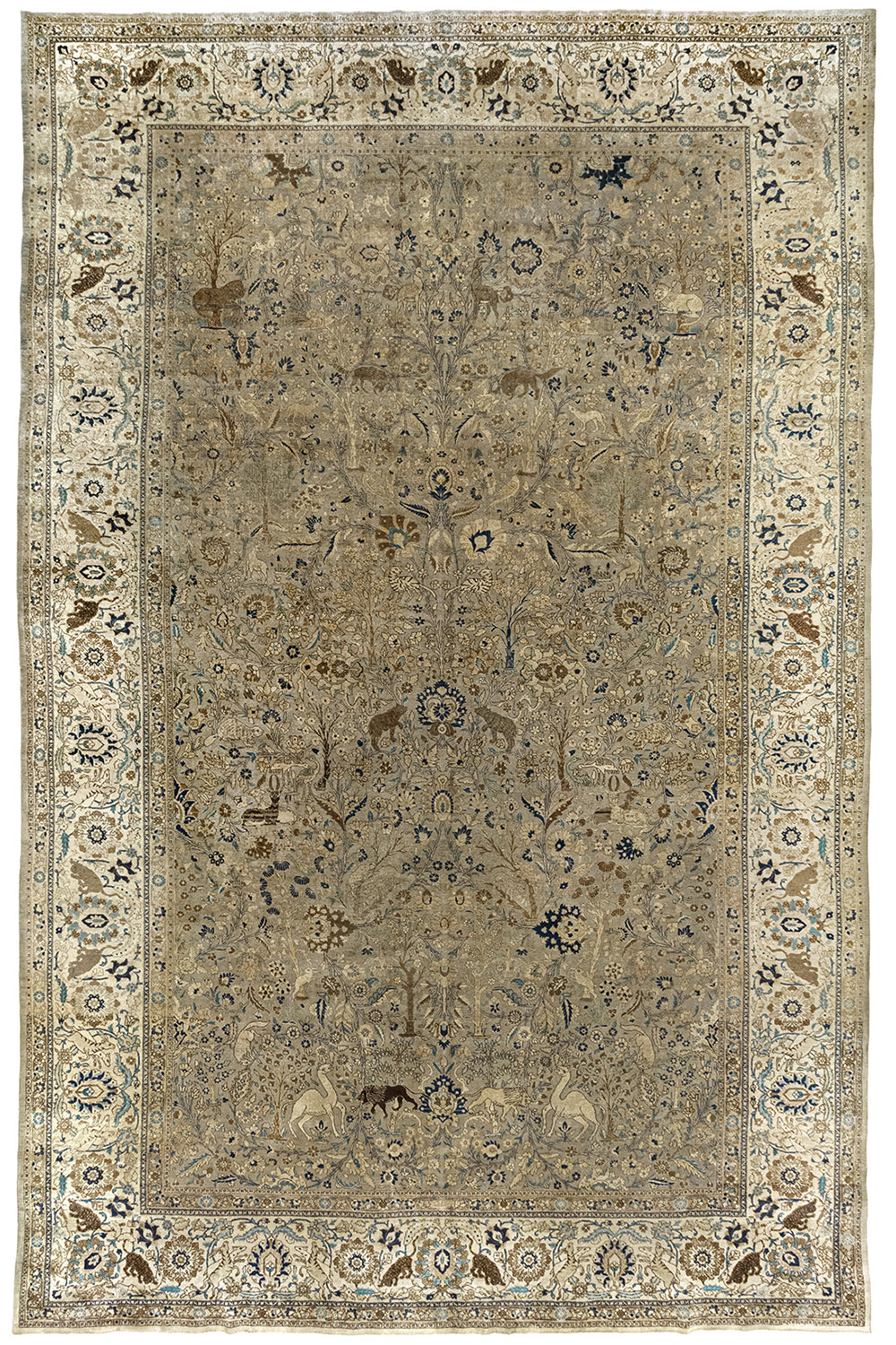 WAHO_IMAGE::u-2080 antique persian animal pictorial tabriz rug 13'3 x 20'5.jpg
