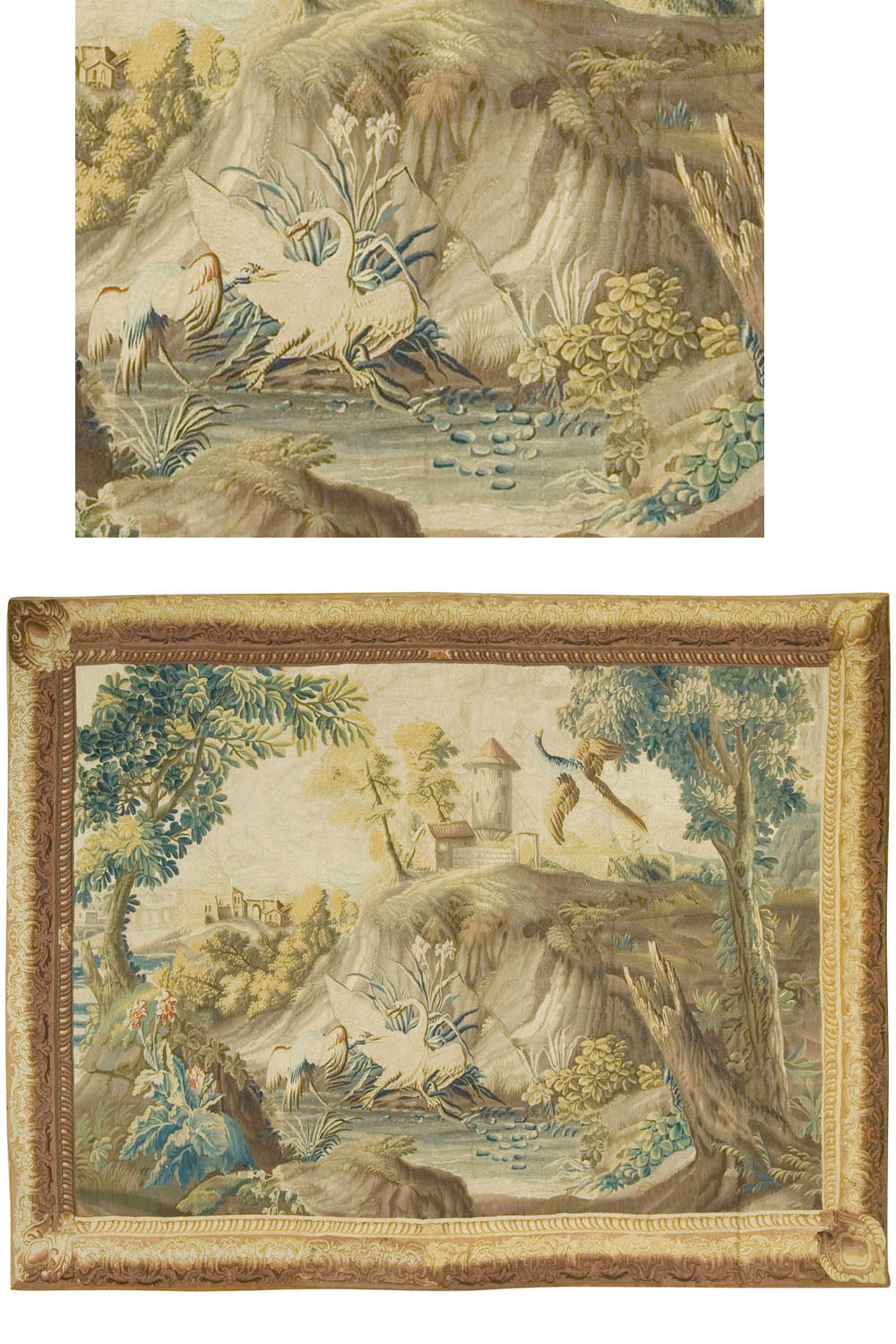 WAHO_IMAGE::u-2111 french landscape tapestry probably beauvais 9'3 x 7'3.jpg