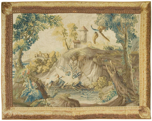 U-2111 - French Landscape Tapestry probably Beauvais