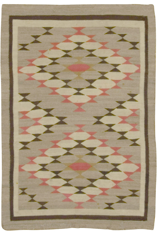 WAHO_IMAGE::u-2384 vintage native american navajo rug 3'7 x 4'1.jpg