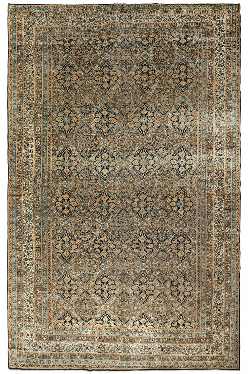 WAHO_IMAGE::u-2434 antique persian  kerman rug 13' x 20'.jpg