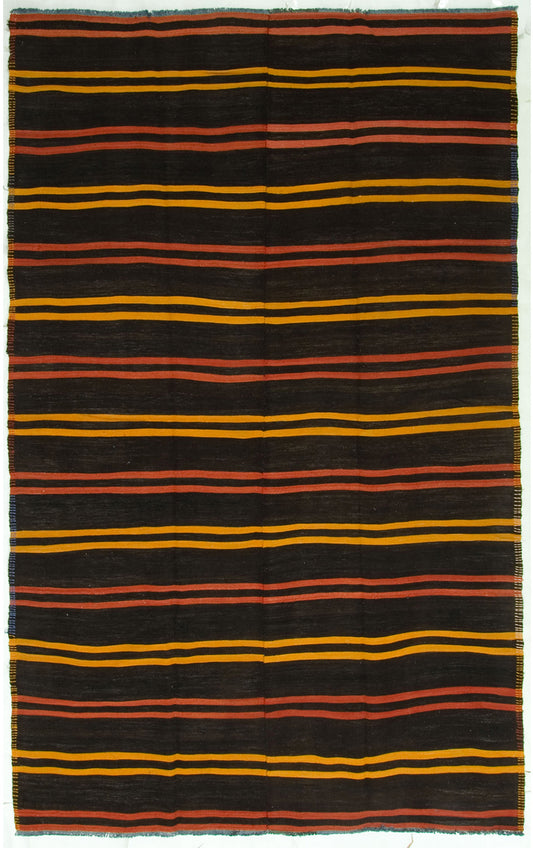 U-2479 - Vintage Turkish Kilim Rug