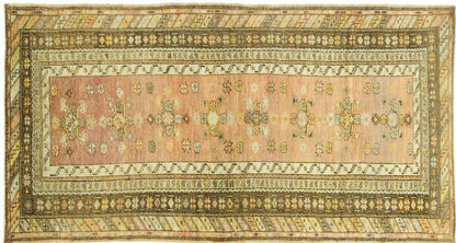 U-2509 - Vintage Turkish Oushak Runner Rug