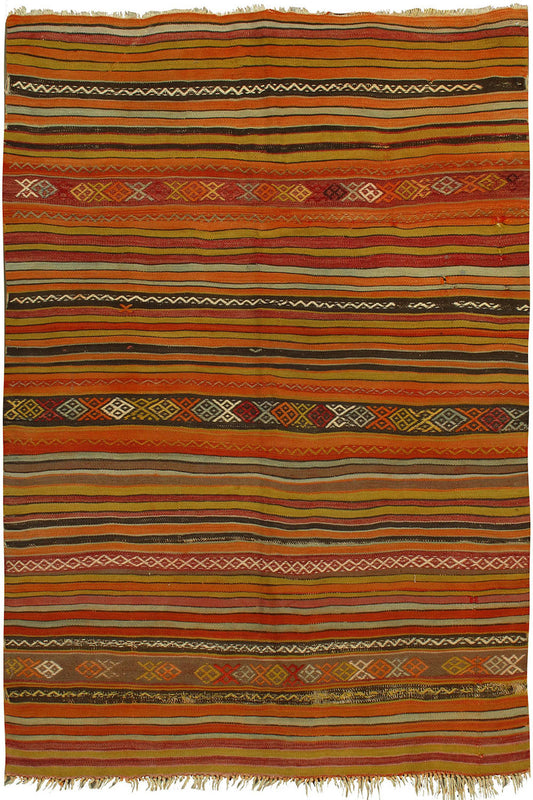 WAHO_IMAGE::u-2532c vintage distressed turkish kilim rug 4'2 x 5'7.jpg