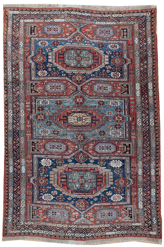 WAHO_IMAGE::u-2715 antique caucasian soumac rug 6'7 x 9'11.jpg