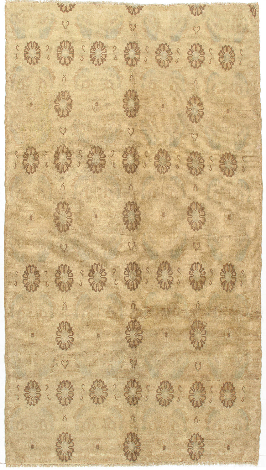WAHO_IMAGE::u-3042 vintage turkish oushak rug 4'1 x 9'1.jpg