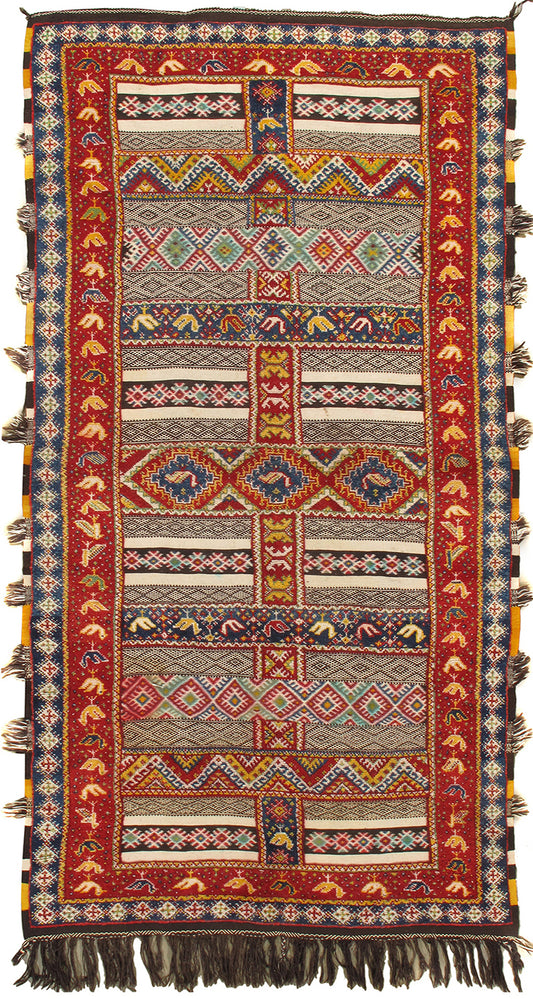 WAHO_IMAGE::u-3178 vintage moroccan rug 4'9 x 9'3.jpg
