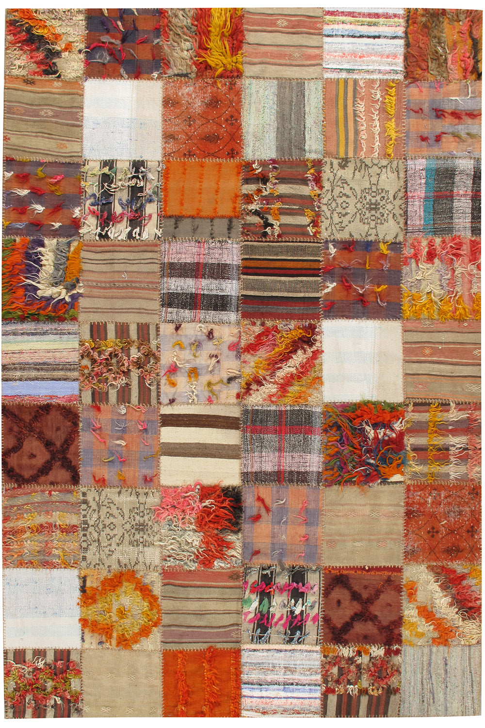 WAHO_IMAGE::u-3397 hi.low turkish patchwork rug 6'7 x 10'.jpg