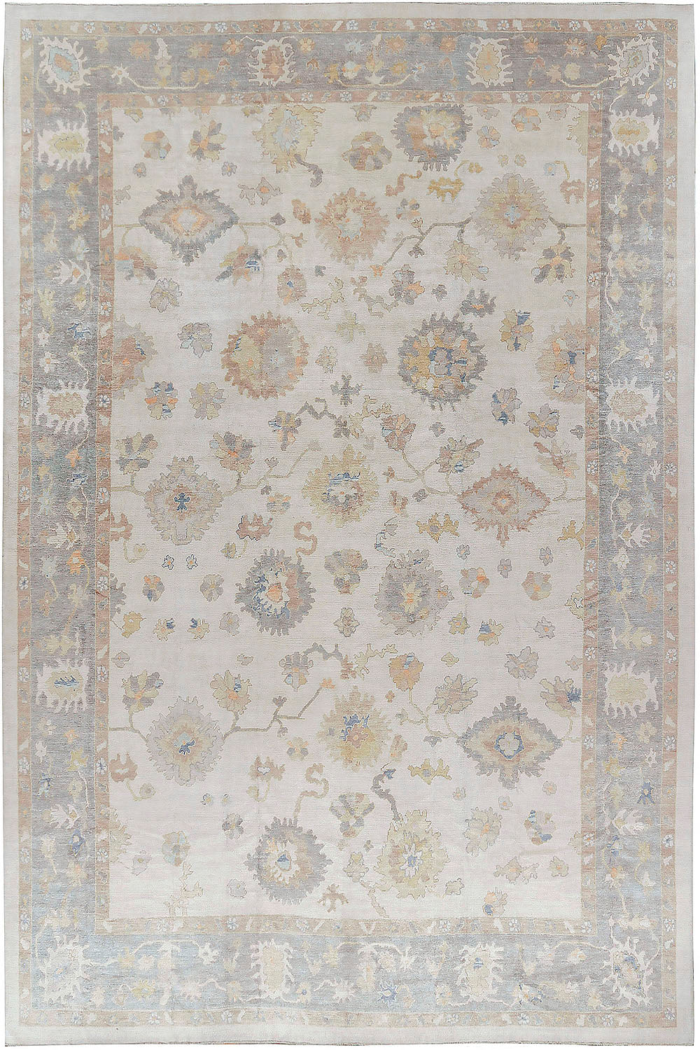 U-3769N - Classic Style Oushak Rug