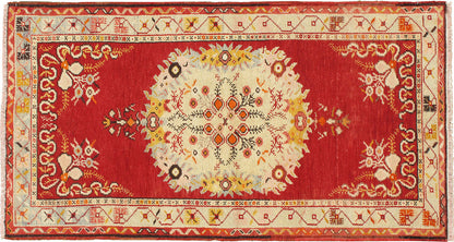 U-3864 - Vintage Turkish Oushak Rug