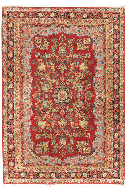 WAHO_IMAGE::u-3976 vintage persian sarouk rug 6'7 x 9'6.jpg