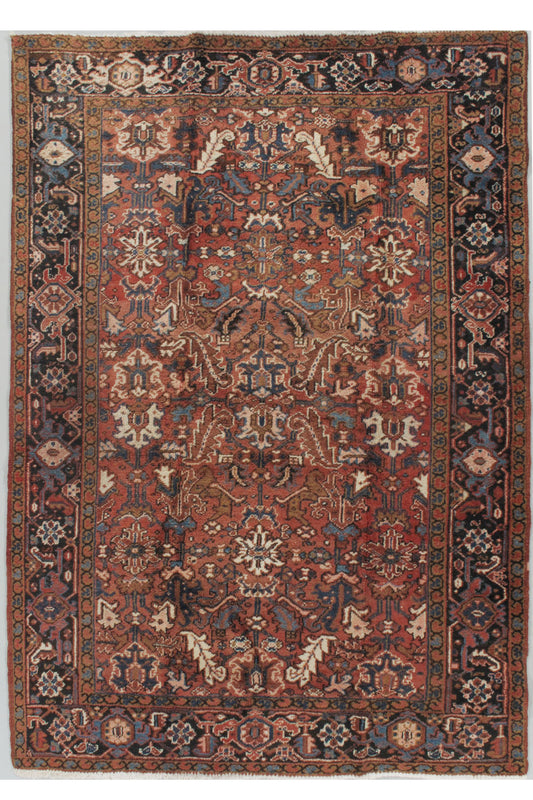 U-4018 - Vintage Persian Heriz Rug