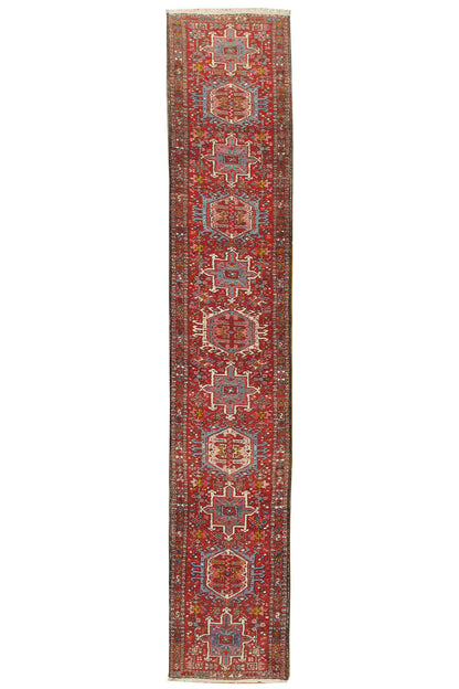 WAHO_IMAGE::u-4152 vintage persian heriz runner rug 2' x 12'.jpg